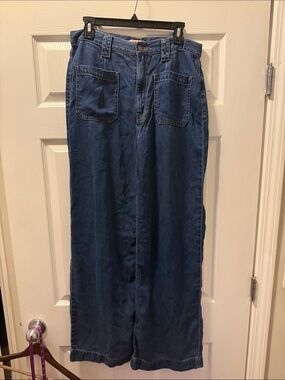 Ariat wide leg  Denim Jeans in Deep Blue size 31 EUC